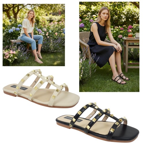 Flat studded slip - flat,
