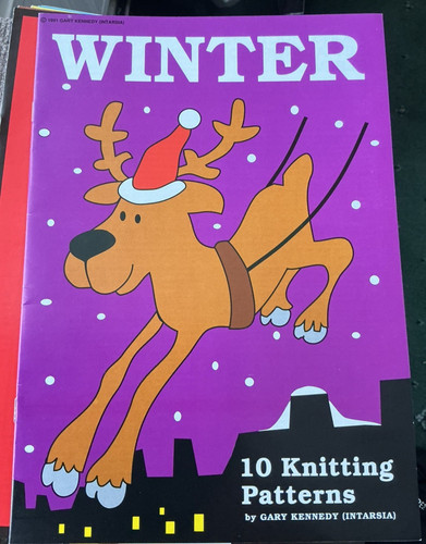 Intarsia winter knitting - winter,