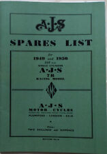 AJS 7R Boy Racer Parts List 1949-50 fully Illustrated Motorcycle Book
