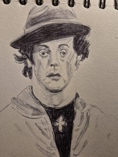 Original A6 Drawing Of Rocky