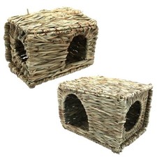 Nature First Grassy Hideaway Happy Pet Rabbit Guinea Pig Natural Cage House Den