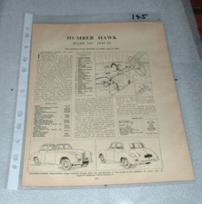 HUMBER HAWK MOTOR TRADER