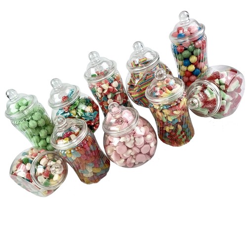 Cute plastic sweet jars - cute,