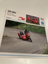 Side-Bike Toro Yamaha TDM 850 1992 Motorcycle Card Collection Atlas France