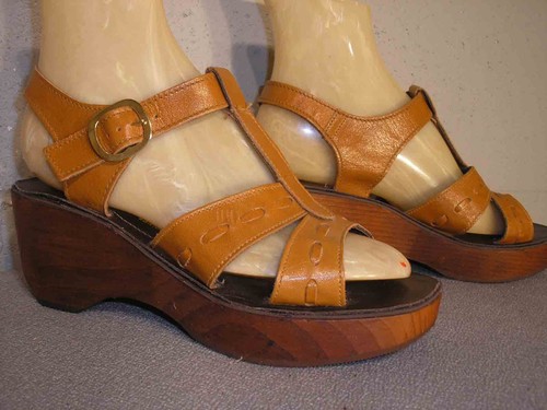 Nos vtg 70s shoes platform - vtg,