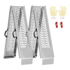 450kg Loading Ramps Folding Steel 2pcs Ramp ATV Motorbike Heavy Duty Van Trailer