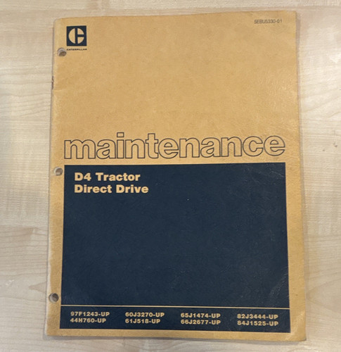 Caterpillar tractor direct - d4,