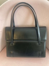 Vintage Asprey Black Leather
