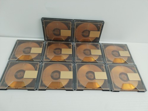 10x sony gold minidiscs - sony,