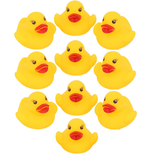 Mini rubber ducks pack 10 - mini, of