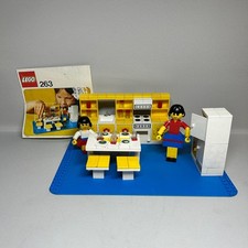Vintage LEGO Homemaker Set 263 Kitchen Set COMPLETE with Instructions *NO BOX*