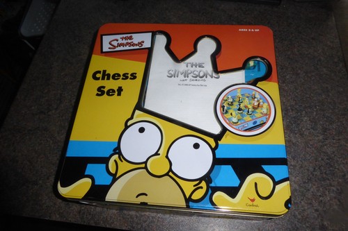 The simpsons chess set - chess,