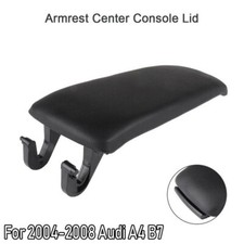 Leather For Audi A4 B7 Black Center Console Armrest Lid Cover Latch Clip Catch