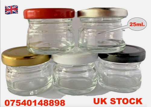 25ml small glass sample - glass, clear
