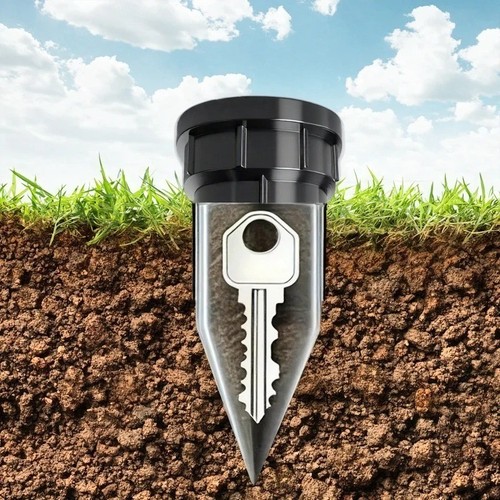 Key hiding container durable - key,
