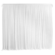 3×3m White Backdrop Curtain Background Drape Wedding Party Stage  Booth Sheer