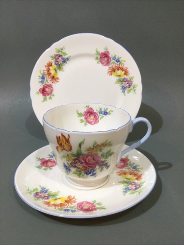 Shelley bone china tea cup - shelley,