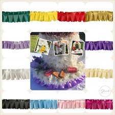 JADE GREEN Pre Pleated Ribbon