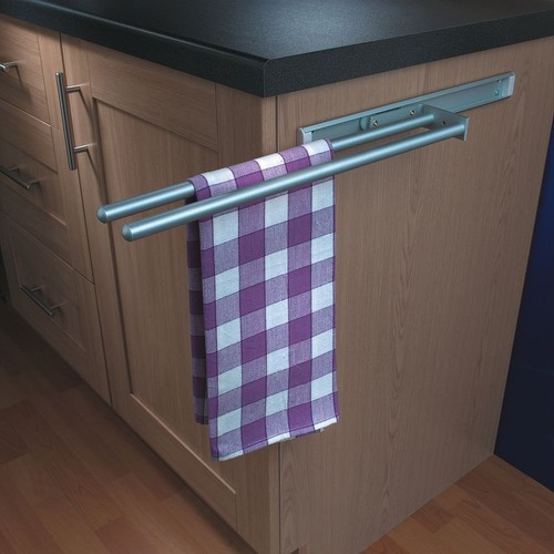 Towel rail telescopic tier - rail,