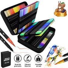 120 Dual Tip Brush Pens