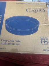 The Pampered Chef Deep Dish Baker #1390 Heritage Stoneware EUC