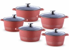 5 Piece Die Cast Stockpot Set