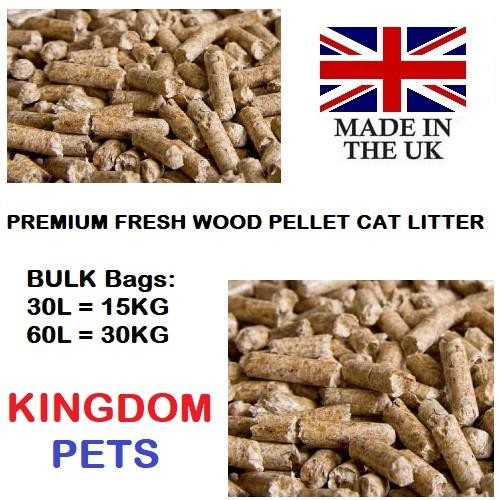 Cat litter wood pellets - cat,
