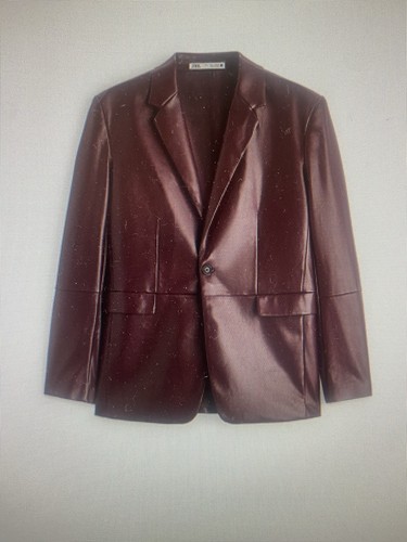 Zara mens burgundy faux - mens,