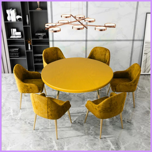 Waterproof table cover round - waterproof,
