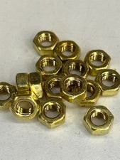 Brass 6mm Hexagonal Nuts Full