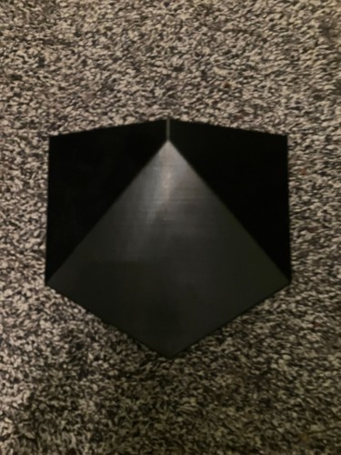 Small modern black - , wall