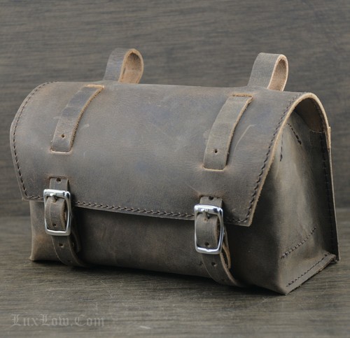 Vintage brown leather bike - vintage,