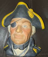 Bossons Chalkware Chalk Ware Wall Head Bust Plaque Horatio Nelson