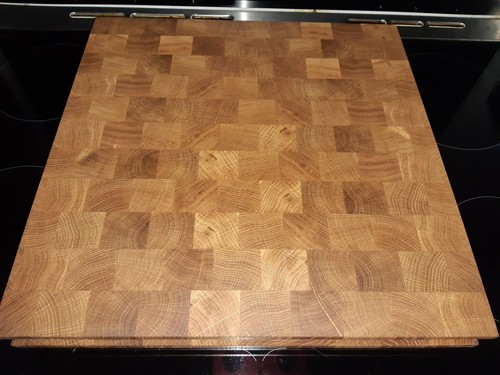 Butchers block solid oak - oak, end