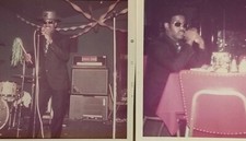 70s Well Dressed Entertainer Simms-Watts Guitar Amp 2 Vtg Photo African-American