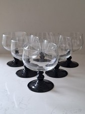 Luminarc France Black Stemmed