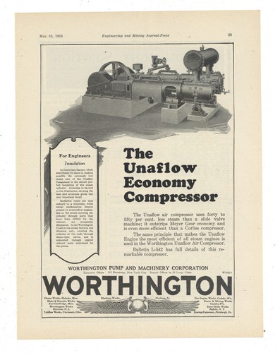 1924 worthington pump - worthington, &