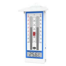 Digital Max Min Thermometer Garden Greenhouse Indoor Outdoor Temperature Brannan
