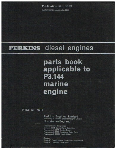 Perkins 144 marine diesel - marine,
