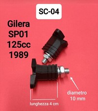 COPPIA SUPPORTI IN GOMMA PER FRECCE Gilera SP01  125cc. 1989 CEV 326-327