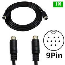 9-Pin Mini Din Male to Male