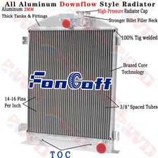 3 Row Radiator Fit 1932 Ford