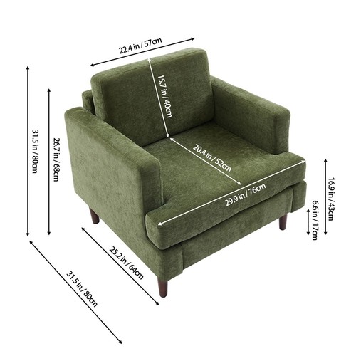 Single accent chair fabric - accent,