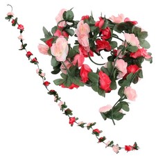 Peony Flower Vine Faux Floral Garland for Wedding Arch Table Wall Backdrop