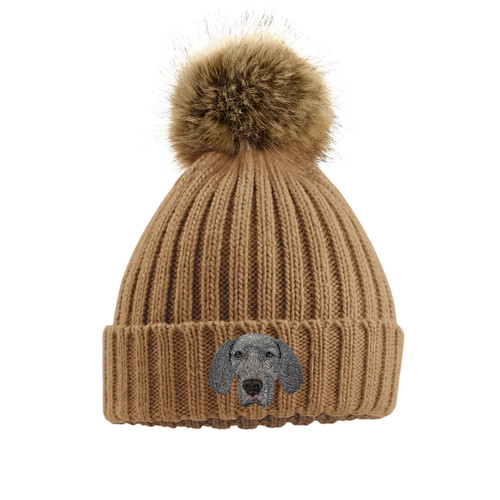 Weimaraner pom beanie - pom,