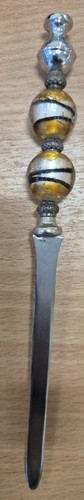 Letter opener glass marble - letter,