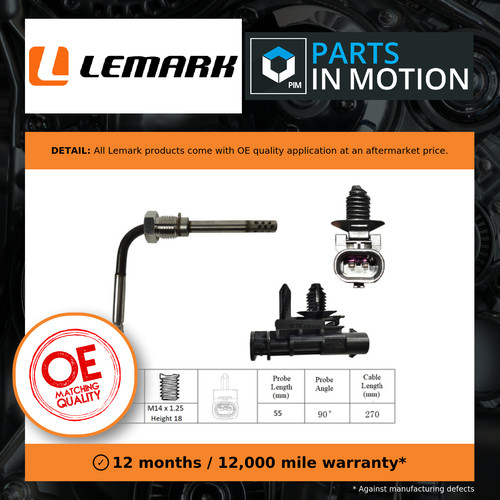 Exhaust temperature sensor - exhaust,