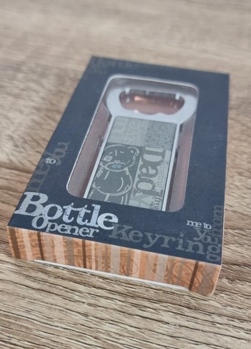 Dad bottle opener keychain - dad,