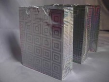 Large Shiny Paper Carrier Present Gift Bags Christmas Wedding Birthday 32X 26cm