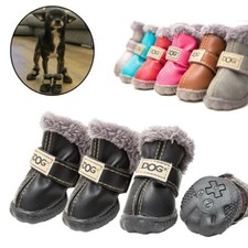 4Pcs Pet Snow Boots Waterproof